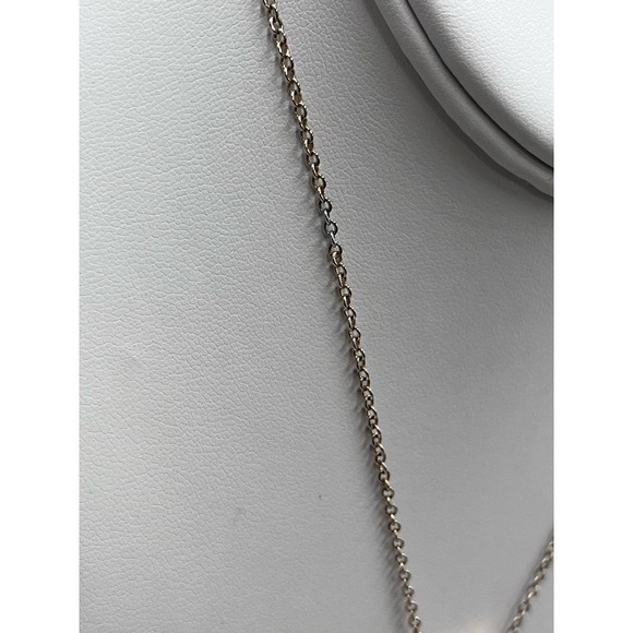 Kendra Scott Elisa Gold Plated Pendant Necklace Prong set Ivory Mother-of-Pearl - Picture 6 of 11